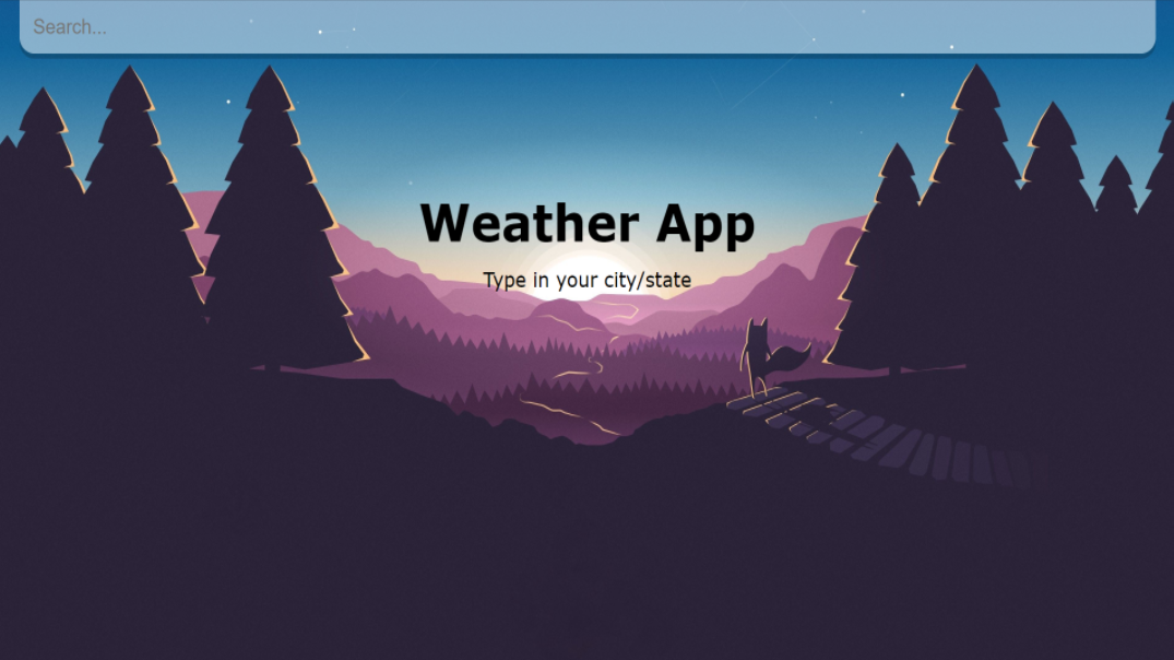 Weather app image